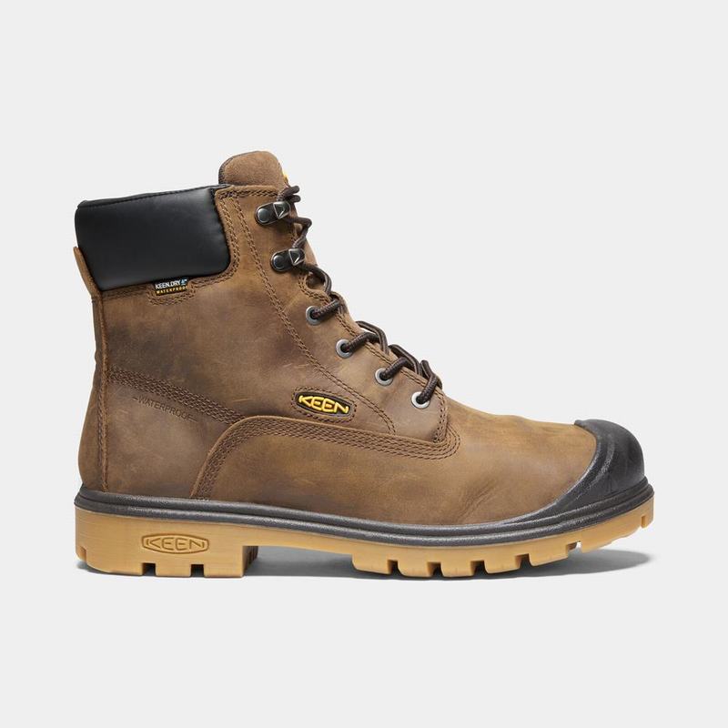 Botas De Trabajo Keen Baltimore 6" 600g Insulated Waterproof Steel Toe Para Hombre Marrom - Botas Ke